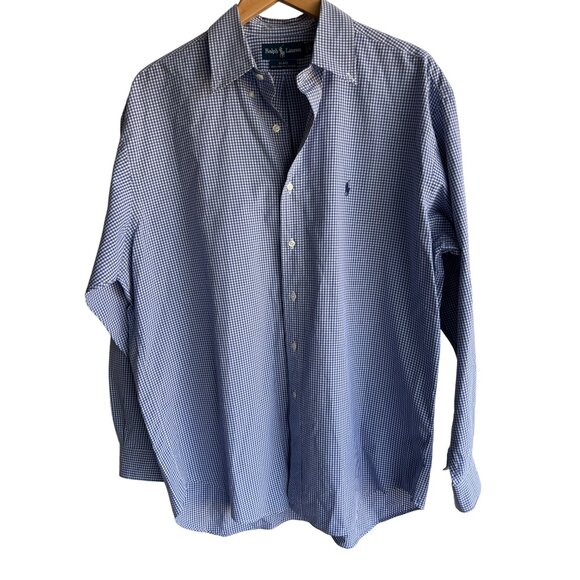 Ralph Lauren Other - Ralph Lauren Blake button-down shirt size‎ L large blue white gingham